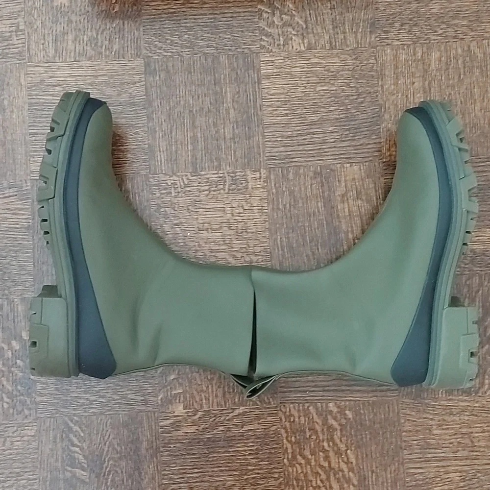 Rag and Bone shiloh sport ankle boots, olive colour - Picture 4 of 9